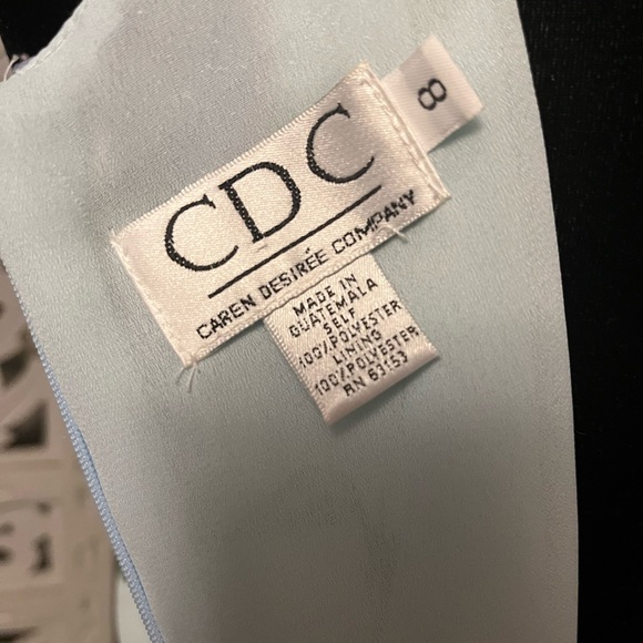 CDC LOVELY LIGHT BLUE & PURPLE FLOWERS SLEEVELESS LIGHTWEIGHT MAXI DRESS - Picture 9 of 9